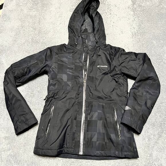 Columbia Coat Womens Medium Omni Heat Hooded Winter Jacket - Picture 1 of 11